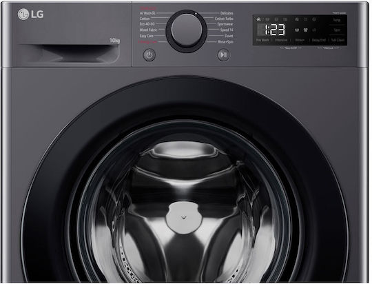 LG Waschmaschine 10kg mit Dampftechnologie 1400 Umdrehungen KI DD Gray F4WR510SBM