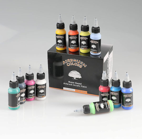 Sagudio Sagudio Model Making Paint Set 30ml 12pcs