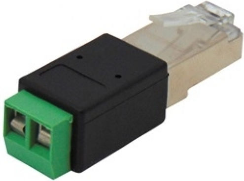 Adaptor Rj45 Shielded to Rs485 2p with Terminal 02.047.0001 Cable Connector 1pcs