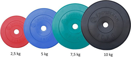 Sportmann Set of Plates Rubber 1 x 7.5kg Ø31mm