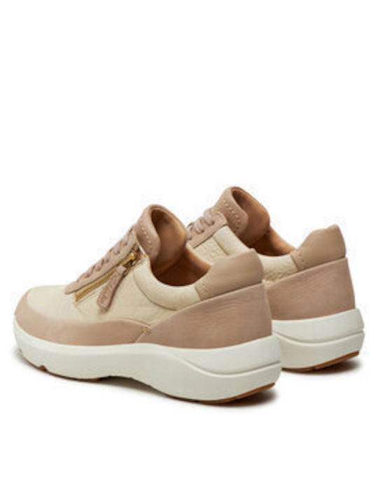 Clarks Damen Sneakers Sand Combi