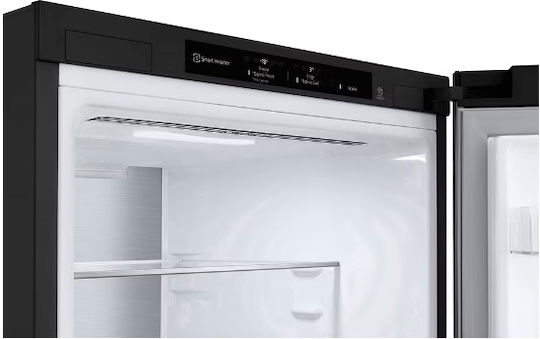 LG Fridge-Freezer 387lt Total NoFrost H203xW59.5xD67.5cm Black GBV7280AEV