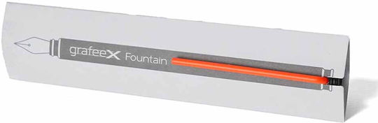 Pininfarina Segno Writing Pen Medium Orange made of Aluminum with Blue Ink