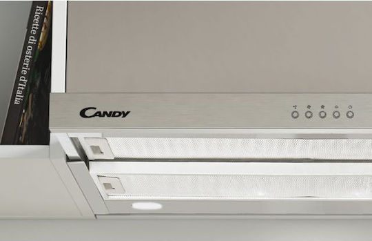 Candy CT6360IN Συρόμενος Απορροφητήρας Ανακύκλωσης 60cm Inox