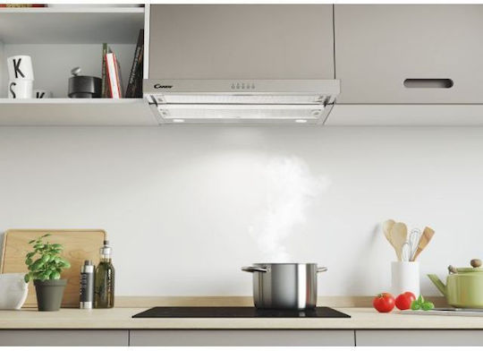 Candy CT6360IN Συρόμενος Απορροφητήρας Ανακύκλωσης 60cm Inox
