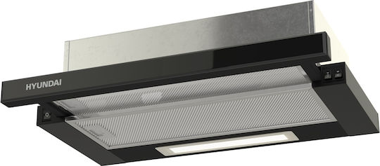 Hyundai Glisantă Hotă 60cm Negru