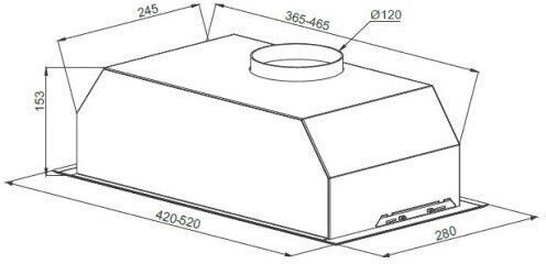 Proff Airmax GD52X Механизъм за аспирация 52см Inox