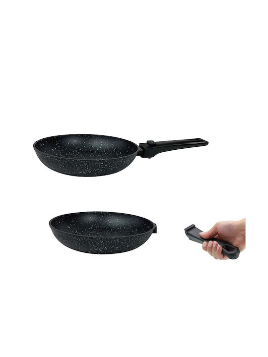 Cheffinger Pans Set of Aluminum with Non-stick Coating 3pcs