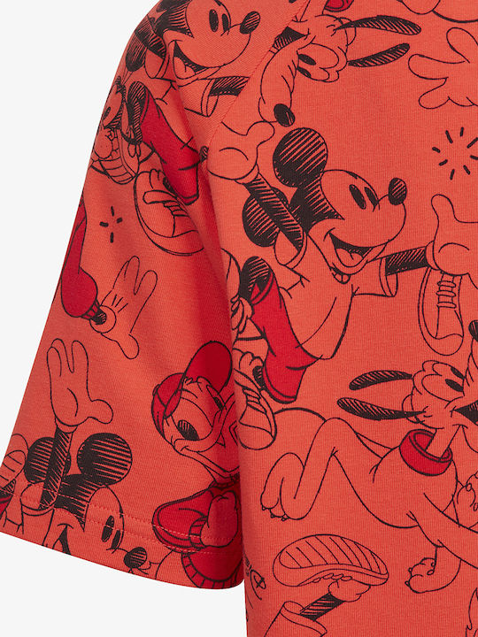 Kinder-T-Shirt BRIRED/BETSCA/BLACK x Disney Mickey Mouse
