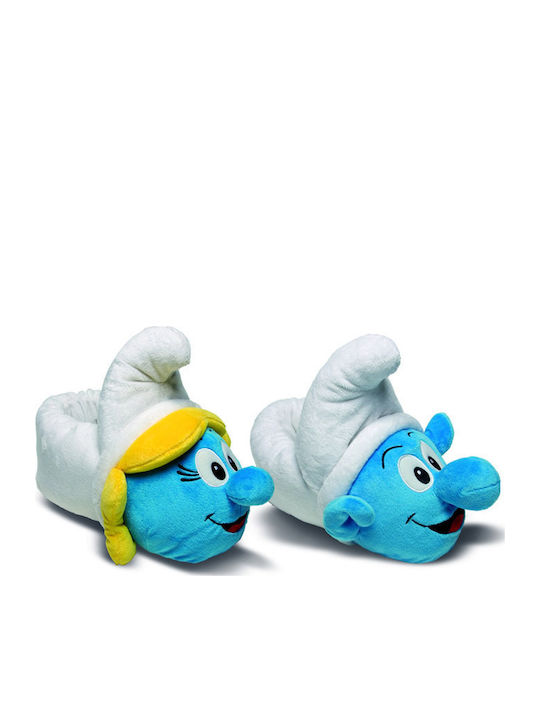 Papuci copii Albe Puffopa 41 Smurfs