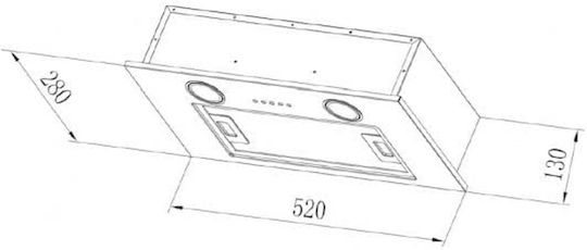 Candy CBG625/1X Ventilation Mechanism 52cm Inox