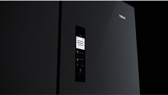 Teka Ψυγείο Ντουλάπα 511lt NoFrost Υ190xΠ83xΒ64.8εκ. Μαύρο RMF 77810 GBK