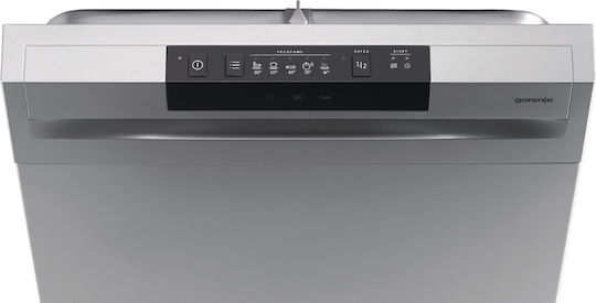Gorenje Ελεύθερο Πλυντήριο Πιάτων για 9 Σερβίτσια Π44.8xY84.5εκ. Inox