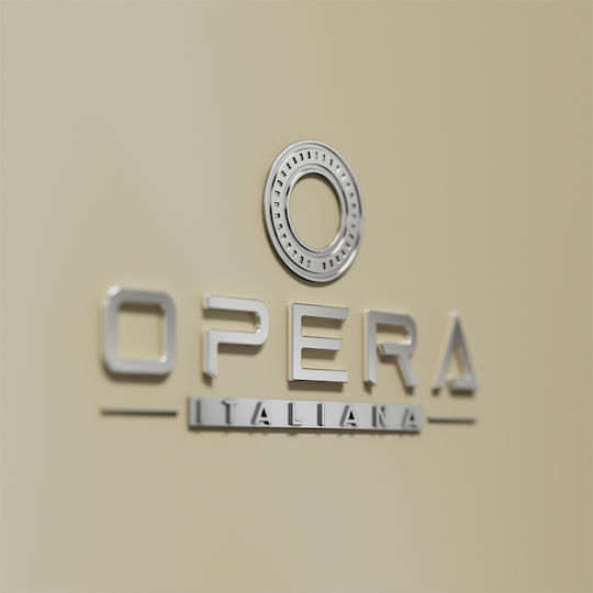 Opera Italiana Kühlschränke Kühl-Gefrierkombination 472Es Total NoFrost H191.5xB71xT76cm. Beige OFRMC70C