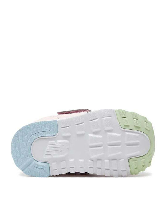 574 Classic Παιδικά Sneakers με Σκρατς Ροζ