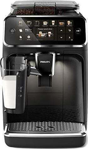Philips 5400 Series Αυτόματη Μηχανή Espresso 1500W Πίεσης 15bar για Cappuccino με Μύλο Άλεσης Μαύρη EP5441/50