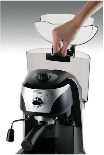 De'Longhi Μηχανή Espresso 1100W Πίεσης 15bar Μαύρη 20385