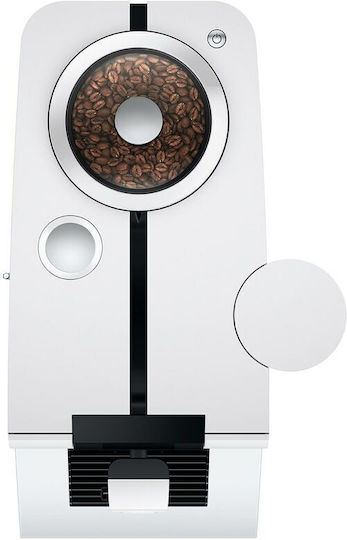 Jura Ena 8 Full Nordic Αυτόματη Μηχανή Espresso 1450W Πίεσης 15bar με Μύλο Άλεσης Λευκή 15491