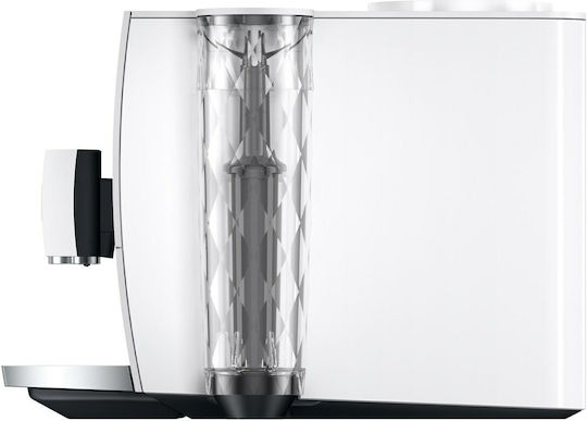 Jura Ena 8 Full Nordic Αυτόματη Μηχανή Espresso 1450W Πίεσης 15bar με Μύλο Άλεσης Λευκή 15491