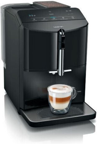 Siemens Αυτόματη Μηχανή Espresso 1300W Πίεσης 15bar με Μύλο Άλεσης Μαύρη TF301E09