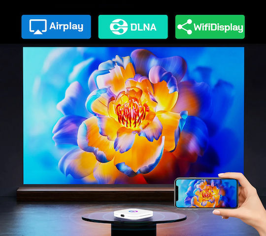 H96 Max TV Box M1 H96MAX-M1464 8K UHD με WiFi 4GB RAM και 64GB Αποθηκευτικό Χώρο με Λειτουργικό Android 13.0