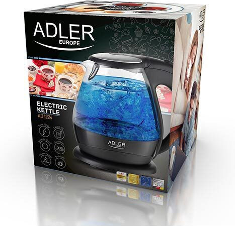 Adler Kettle 1.5lt 2000W Gray
