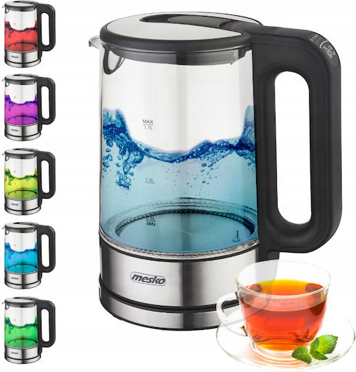 Adler Βραστήρας 1.7lt 1800W Μαύρος