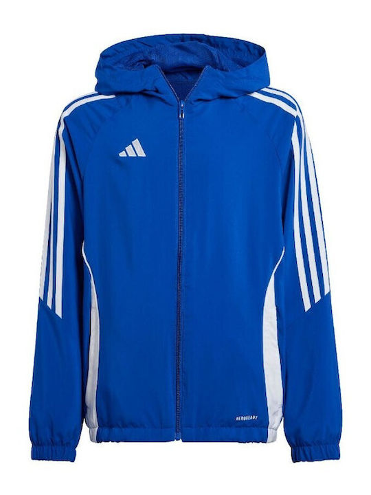 Adidas Kids Sweatshirt Cardigan Blue Tiro