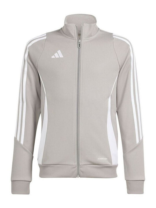 Adidas Athletic Kids Cardigan Gray Tiro