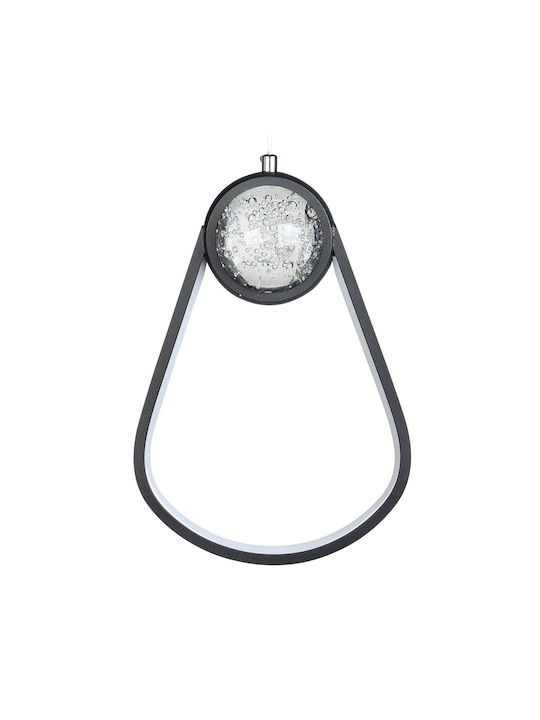 Globobox Pendant Light Black Ball 20x7x30cm