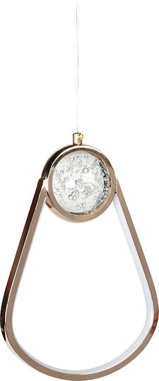 Globobox Висящо Осветително Тяло Златист Топка 20x7x30см.
