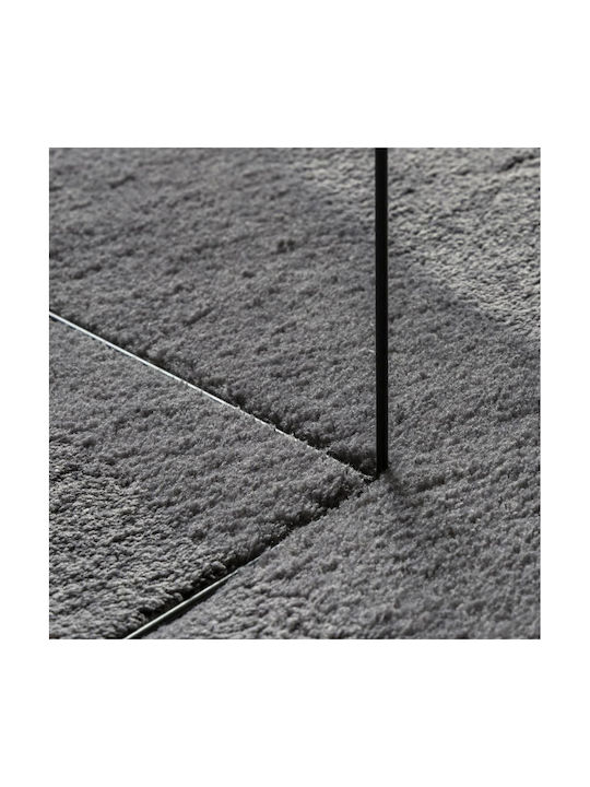 vidaXL Huarte Anti-slip Rug Rectangular Charcoal