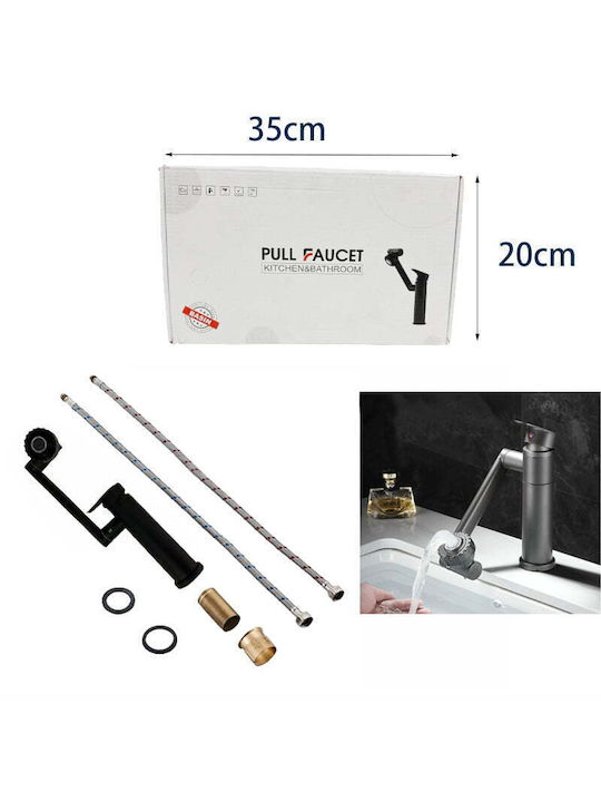 Kitchen Mixing Sink Faucet Black