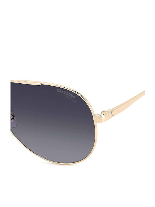Carrera Men's Sunglasses with Gold Metal Frame and Gray Gradient Lens 3005/S RHL/9O