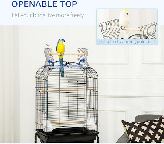 Pawhut Rodent Cage 46x36x130cm
