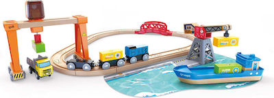 Hape Set with Train made of Wood for 3++ Years