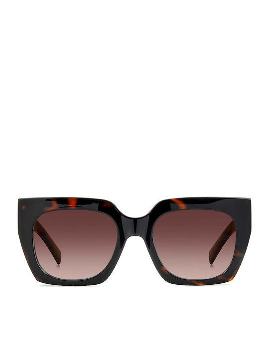 Missoni Women's Sunglasses with Brown Tartaruga Plastic Frame and Brown Gradient Lens MMI 0168/S 086/HA
