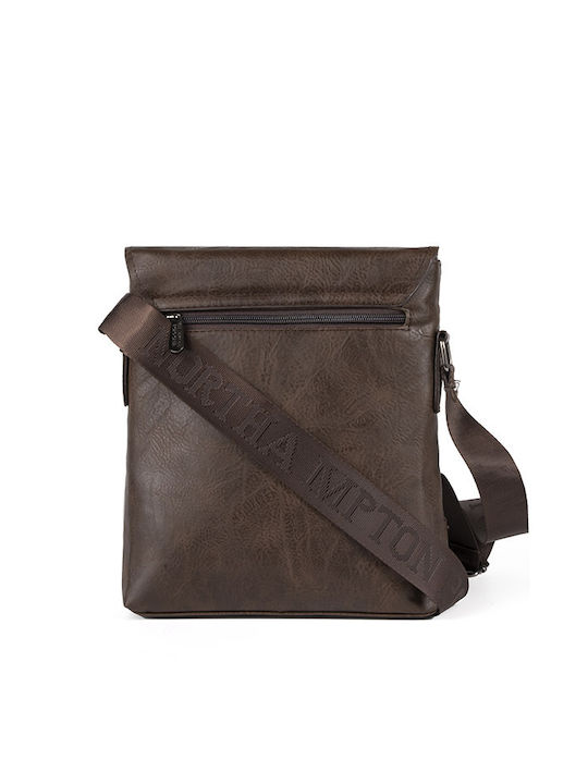 Northampton Polo Club Geantă pentru bărbați Umăr / Crossbody Maro