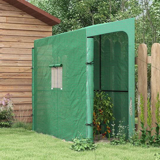 Outsunny 845-935V00GN Gewächshaus Typ Haus 2x0.8x2m