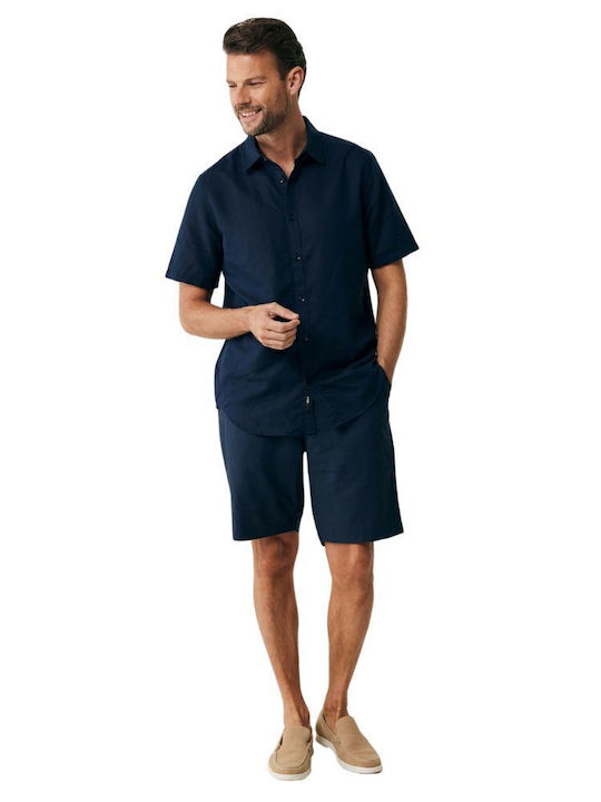 Ανδρική Βερμούδα Navy Μπλε
