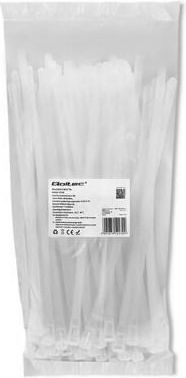 Qoltec Cable Ties Plastic 250mm x 72mm in White Colour 100 pcs