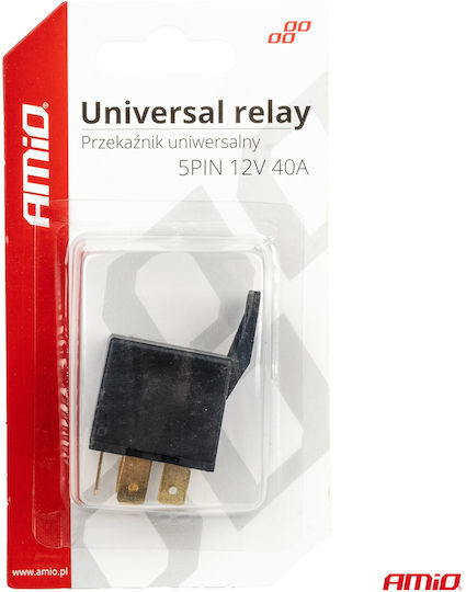 AMiO Car Relay 5 pin 12V 40Ah