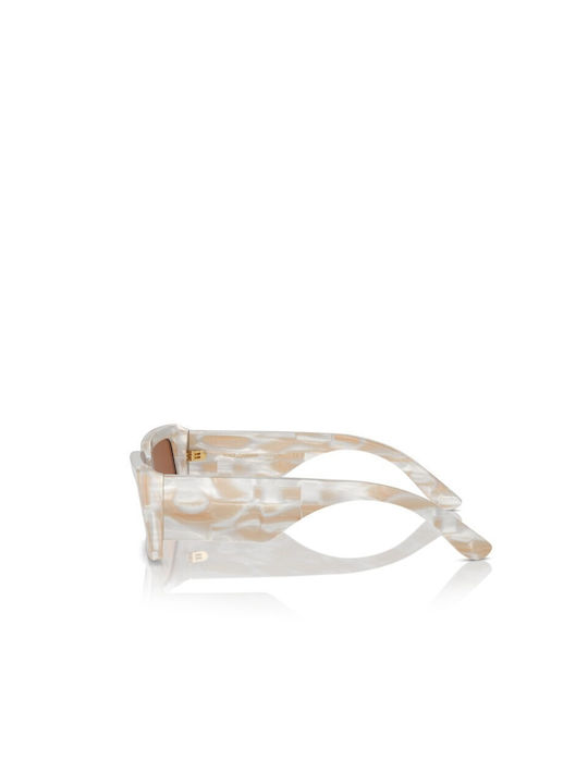 Dolce & Gabbana Sonnenbrillen mit Transparent Rahmen und Braun Linse DG4416 343173