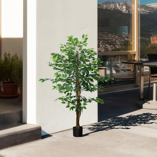 Plantă Artificială în Ghiveci Green 150cm HomCom