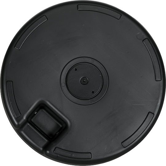 Outsunny Umbrella Stand made of Metal Black Velvet-Black Metal 51x51x36cm