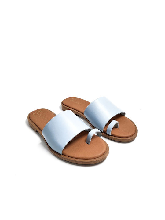 Shoelover Piele Women's Sandals Albastru deschis