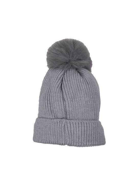 Papillon Kids Kids Beanie Knitted Gray for Newborn