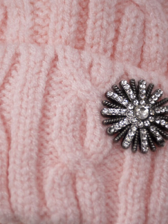Kinder Mütze Gestrickt Rosa