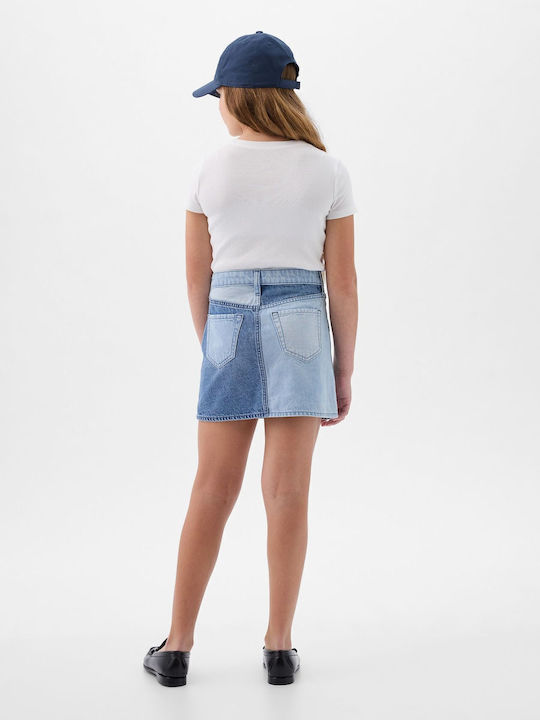 Kids' Denim Skirt Blue