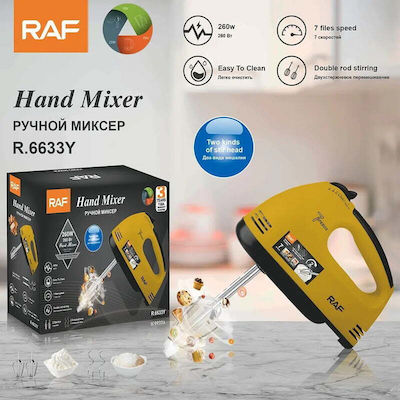 Raf Hand Mixer 100W Yellow